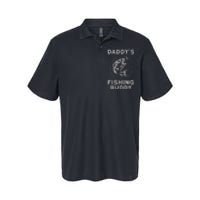 DaddyS Fishing Buddy Perfect Dad Gift Softstyle Adult Sport Polo