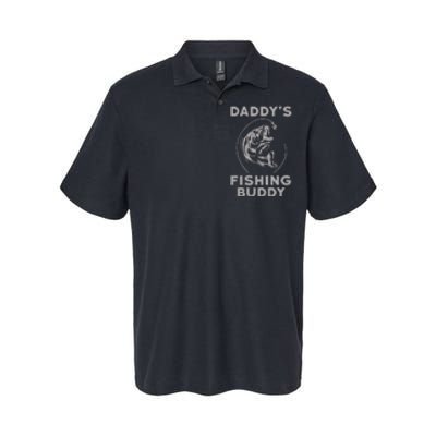 DaddyS Fishing Buddy Perfect Dad Gift Softstyle Adult Sport Polo