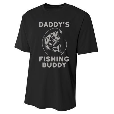 DaddyS Fishing Buddy Perfect Dad Gift Performance Sprint T-Shirt