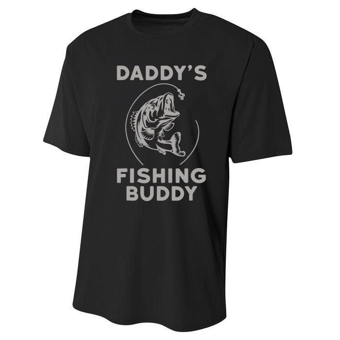 DaddyS Fishing Buddy Perfect Dad Gift Performance Sprint T-Shirt