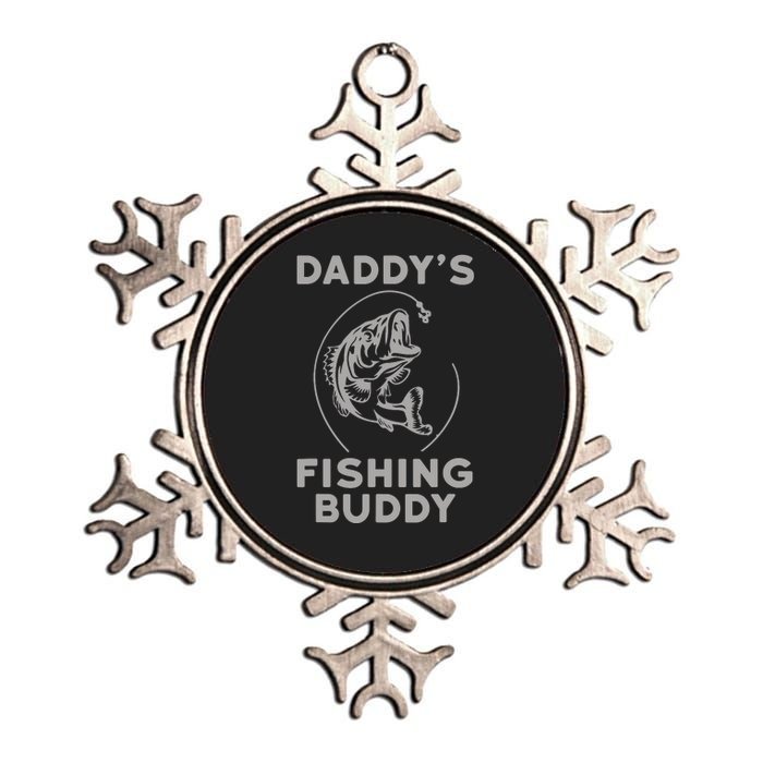 DaddyS Fishing Buddy Perfect Dad Gift Metallic Star Ornament