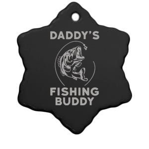 DaddyS Fishing Buddy Perfect Dad Gift Ceramic Star Ornament