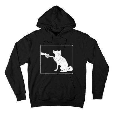 Dog Fist Bump Best Friend Dog Lover Hoodie