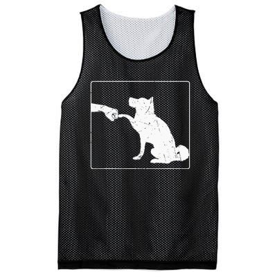 Dog Fist Bump Best Friend Dog Lover Mesh Reversible Basketball Jersey Tank