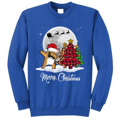 Dabbing French Bulldog Dab Dog Christmas Tree Funny Xmas Gift Tall Sweatshirt