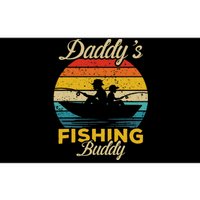 Daddys Fishing Buddy Funny Retro Dad Son Gift For Fisherman Bumper Sticker