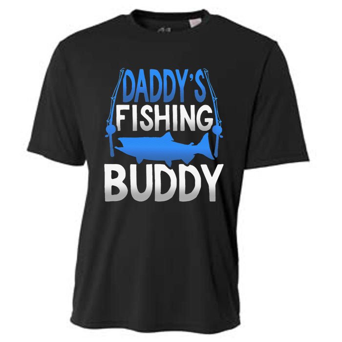 Daddys Fishing Buddy Novelty Gift Cooling Performance Crew T-Shirt