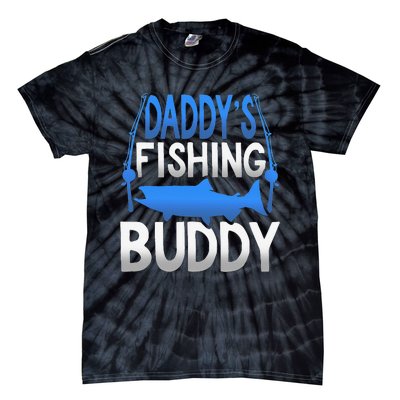 Daddys Fishing Buddy Novelty Gift Tie-Dye T-Shirt