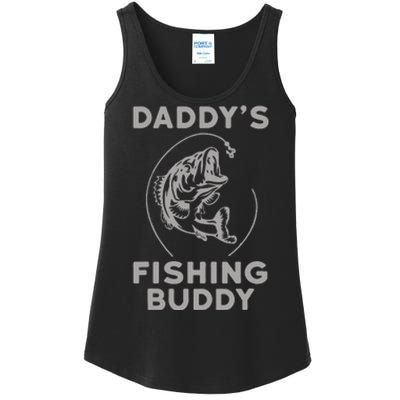 Daddys Fishing Buddy Perfect Dad Gift Ladies Essential Tank