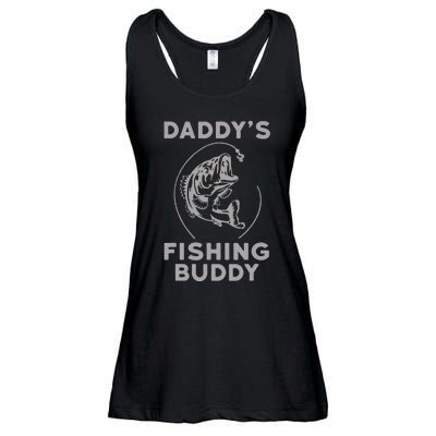 Daddys Fishing Buddy Perfect Dad Gift Ladies Essential Flowy Tank