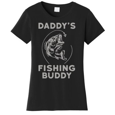 Daddys Fishing Buddy Perfect Dad Gift Women's T-Shirt