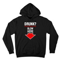 Drunk Free Breathalyzer Test Blow Here Hoodie