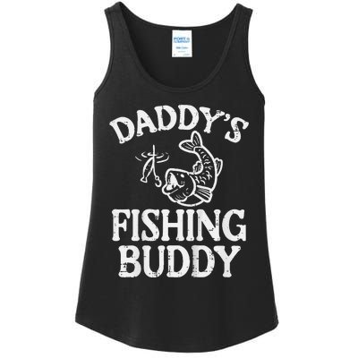 Daddys Fishing Buddy Cute Son Ladies Essential Tank