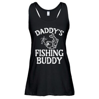 Daddys Fishing Buddy Cute Son Ladies Essential Flowy Tank