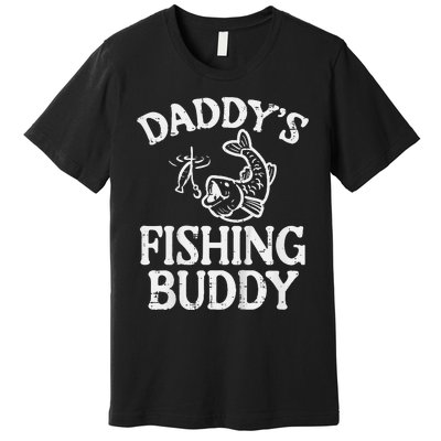 Daddys Fishing Buddy Cute Son Premium T-Shirt