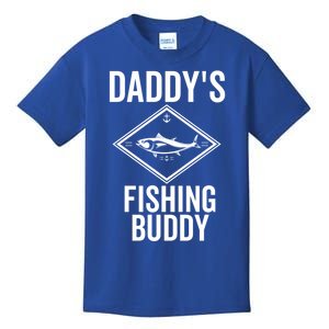 Daddy's Fishing Buddy Young Fisher Fish Family Son Great Gift Kids T-Shirt