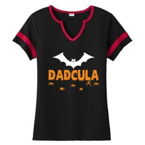 Dadcula Funny Bat Boo Dad Halloween Costume Design Halloween Cool Gift Ladies Halftime Notch Neck Tee