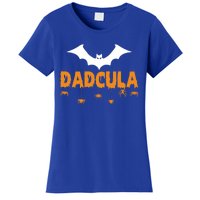 Dadcula Funny Bat Boo Dad Halloween Costume Design Halloween Cool Gift Women's T-Shirt