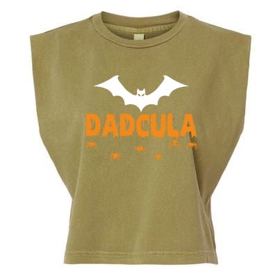 Dadcula Funny Bat Boo Dad Halloween Costume Design Halloween Cool Gift Garment-Dyed Women's Muscle Tee