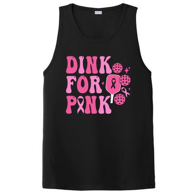 Dink For Breast Cancer Awareness Pickleball Ribbon PosiCharge Competitor Tank