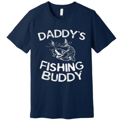 DaddyS Fishing Buddy Young Fisherman Premium T-Shirt