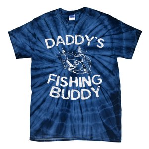 DaddyS Fishing Buddy Young Fisherman Tie-Dye T-Shirt