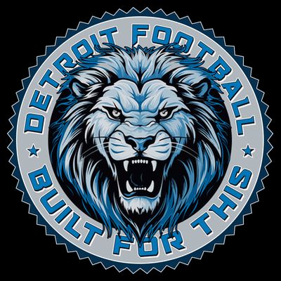 Detroit Football Built For This Football Sport Fan T-Shirt