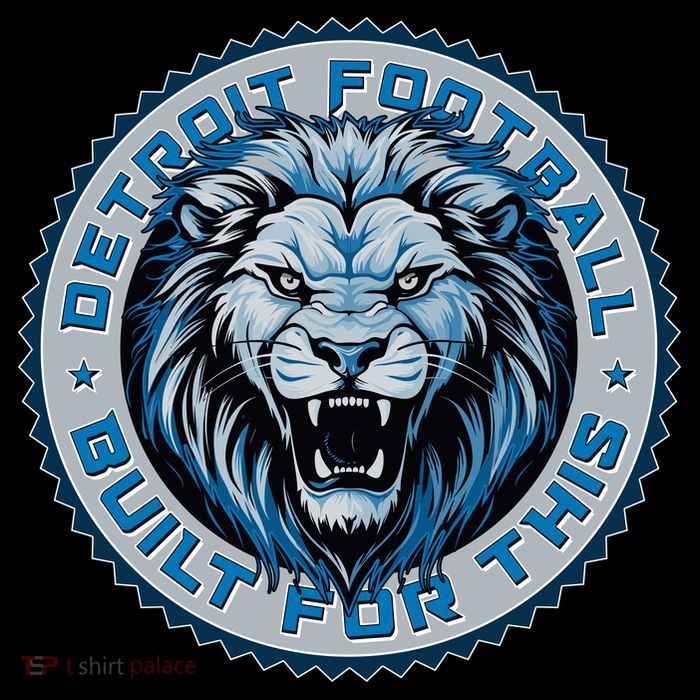Detroit Football Built For This Football Sport Fan T-Shirt