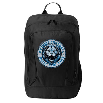 Detroit Football Built For This Football Sport Fan City Backpack