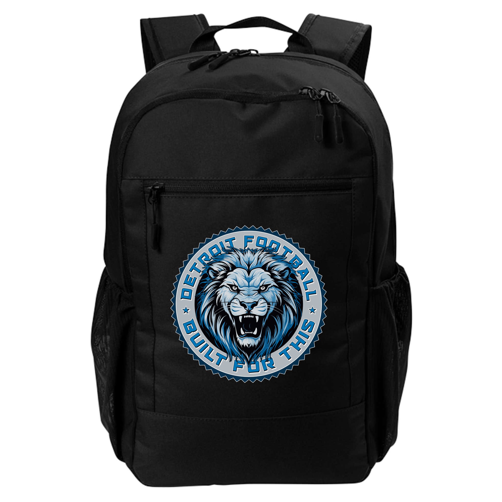 Detroit Football Built For This Football Sport Fan Backpack