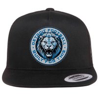 Detroit Football Built For This Football Sport Fan Flatbill Hat