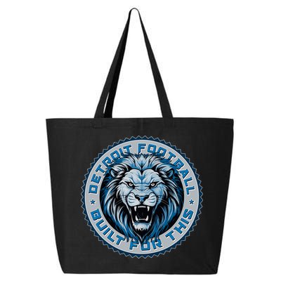 Detroit Football Built For This Football Sport Fan 25L Jumbo Tote