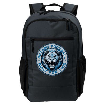 Detroit Football Built For This Football Sport Fan Daily Commute Backpack