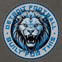 Detroit Football Built For This Football Sport Fan Cotton Canvas Backpack