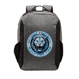 Detroit Football Built For This Football Sport Fan Vector Backpack