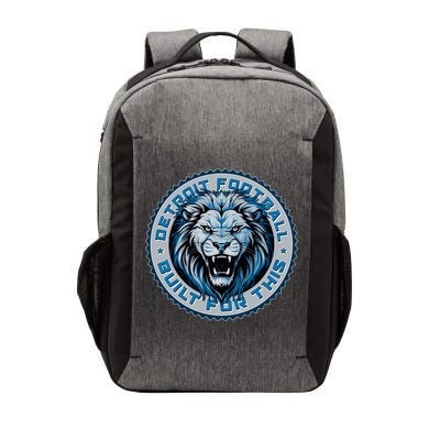 Detroit Football Built For This Football Sport Fan Vector Backpack