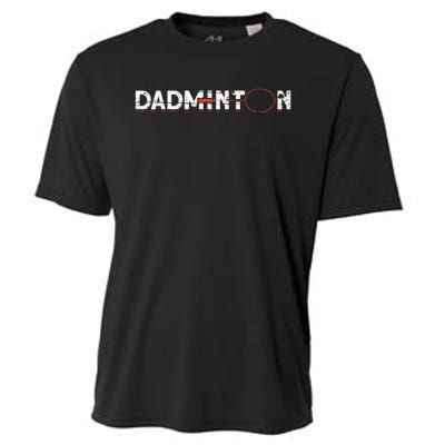 Dadminton Funny Badminton Player Badminton Cooling Performance Crew T-Shirt