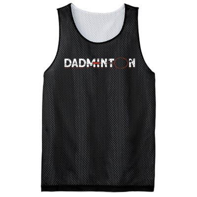 Dadminton Funny Badminton Player Badminton Mesh Reversible Basketball Jersey Tank