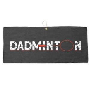 Dadminton Funny Badminton Player Badminton Large Microfiber Waffle Golf Towel