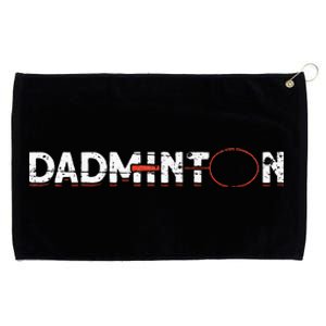 Dadminton Funny Badminton Player Badminton Grommeted Golf Towel