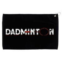 Dadminton Funny Badminton Player Badminton Grommeted Golf Towel