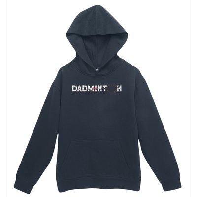 Dadminton Funny Badminton Player Badminton Urban Pullover Hoodie