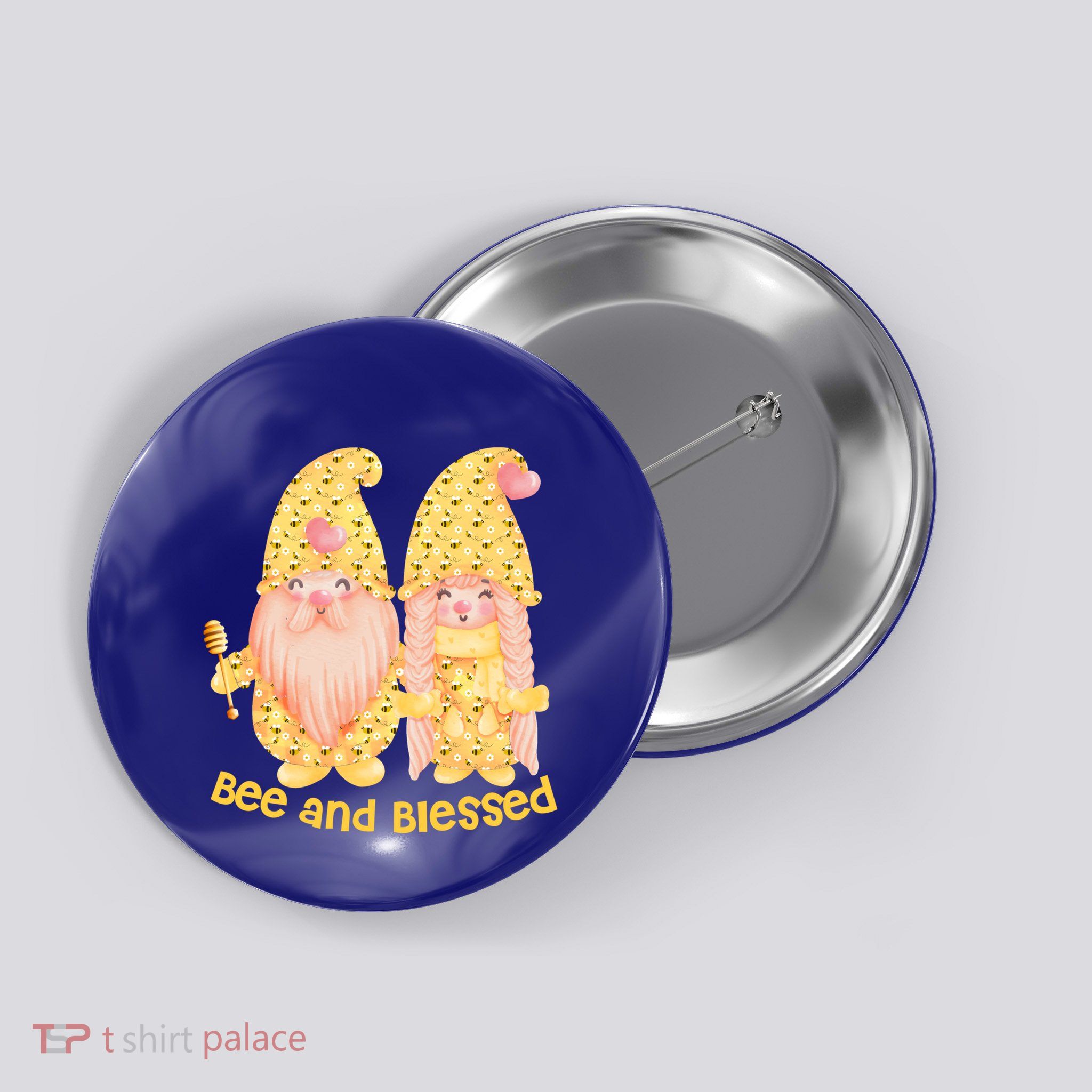 Dy Funny Bee Gnome Couple Costume Beekeeper Funny Gift Mom Cool Gift Button