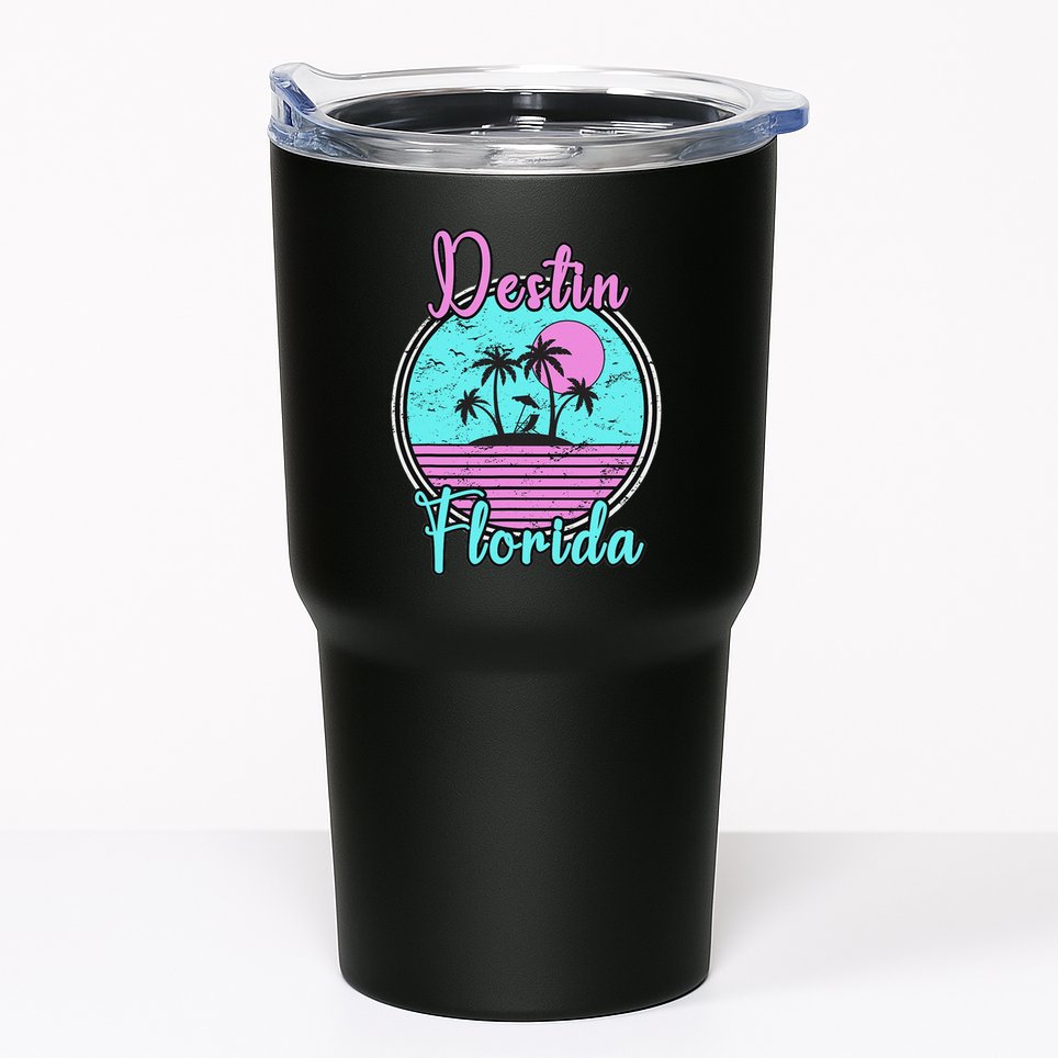 Destin Florida Beach Travel Souvenir Florida Tumbler