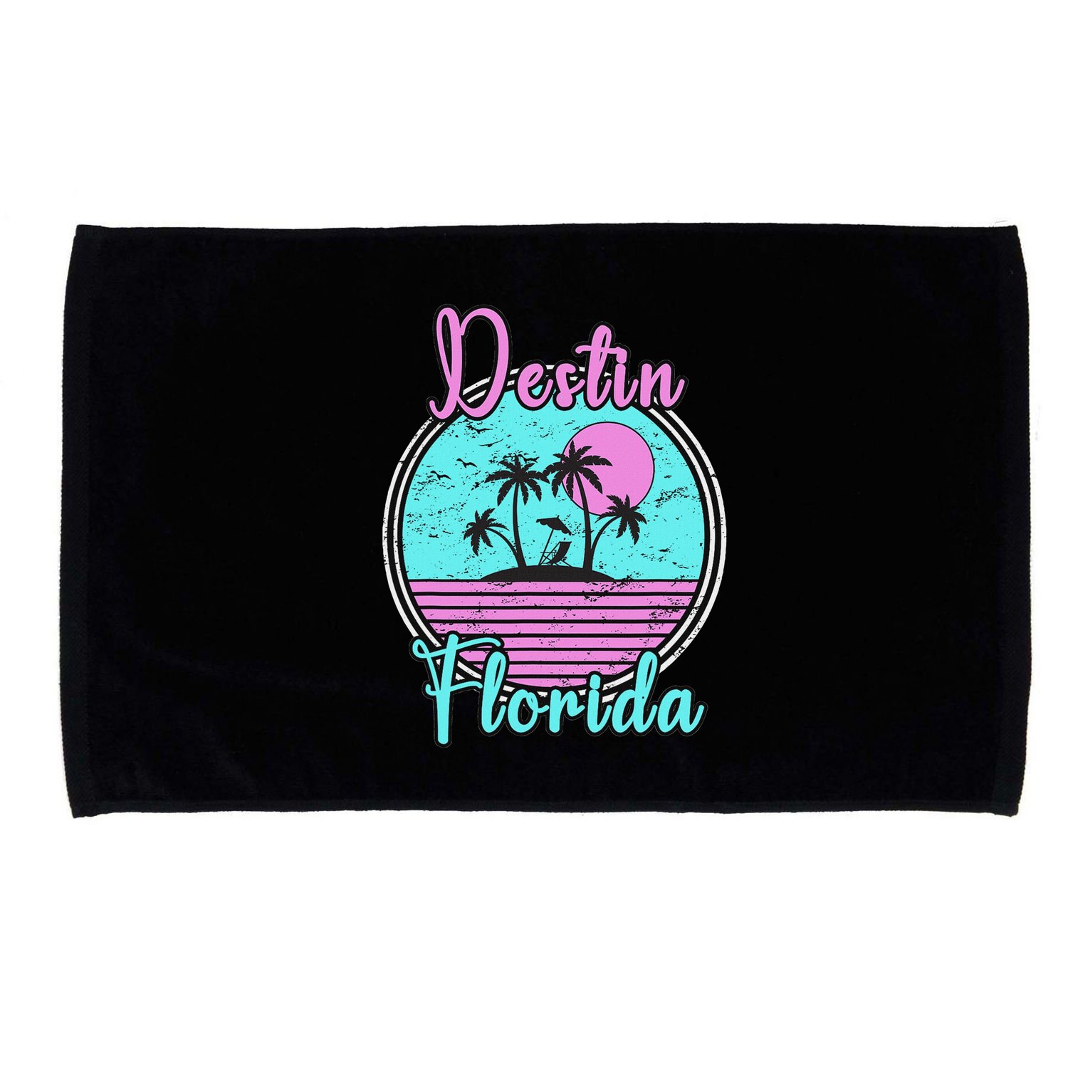 Destin Florida Beach Travel Souvenir Florida Microfiber Hand Towel