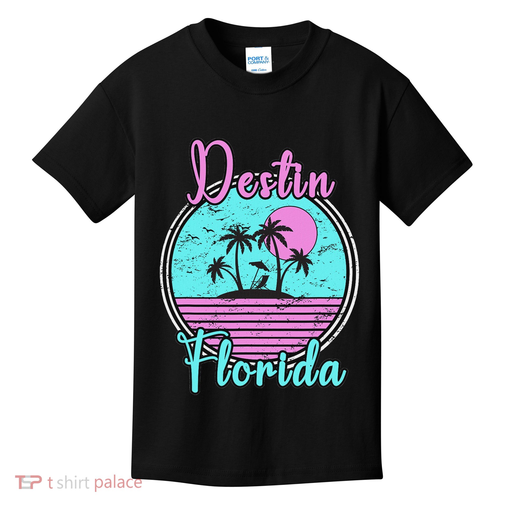 Destin Florida Beach Travel Souvenir Florida Kids T-Shirt