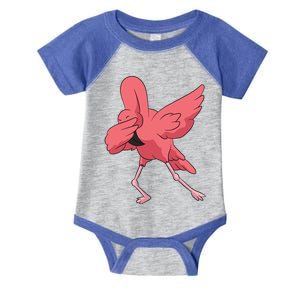 Dabbing Flamingo Bird Cute Flamingo Pink Funny Gift Infant Baby Jersey Bodysuit