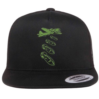 Dropping F Bombs Sarcastic Swearing And Cussing Parent Gift Flat Bill Trucker Hat