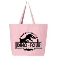 Dino Four Birthday Saurus 25L Jumbo Tote