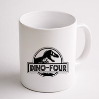 Dino Four Birthday Saurus Mug